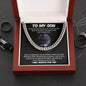 To My Son | I Will Always Love You - Cuban Link Chain