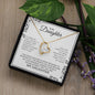 To My Daughter | I Will Always Carry You In My Arms - Forever Love Necklace